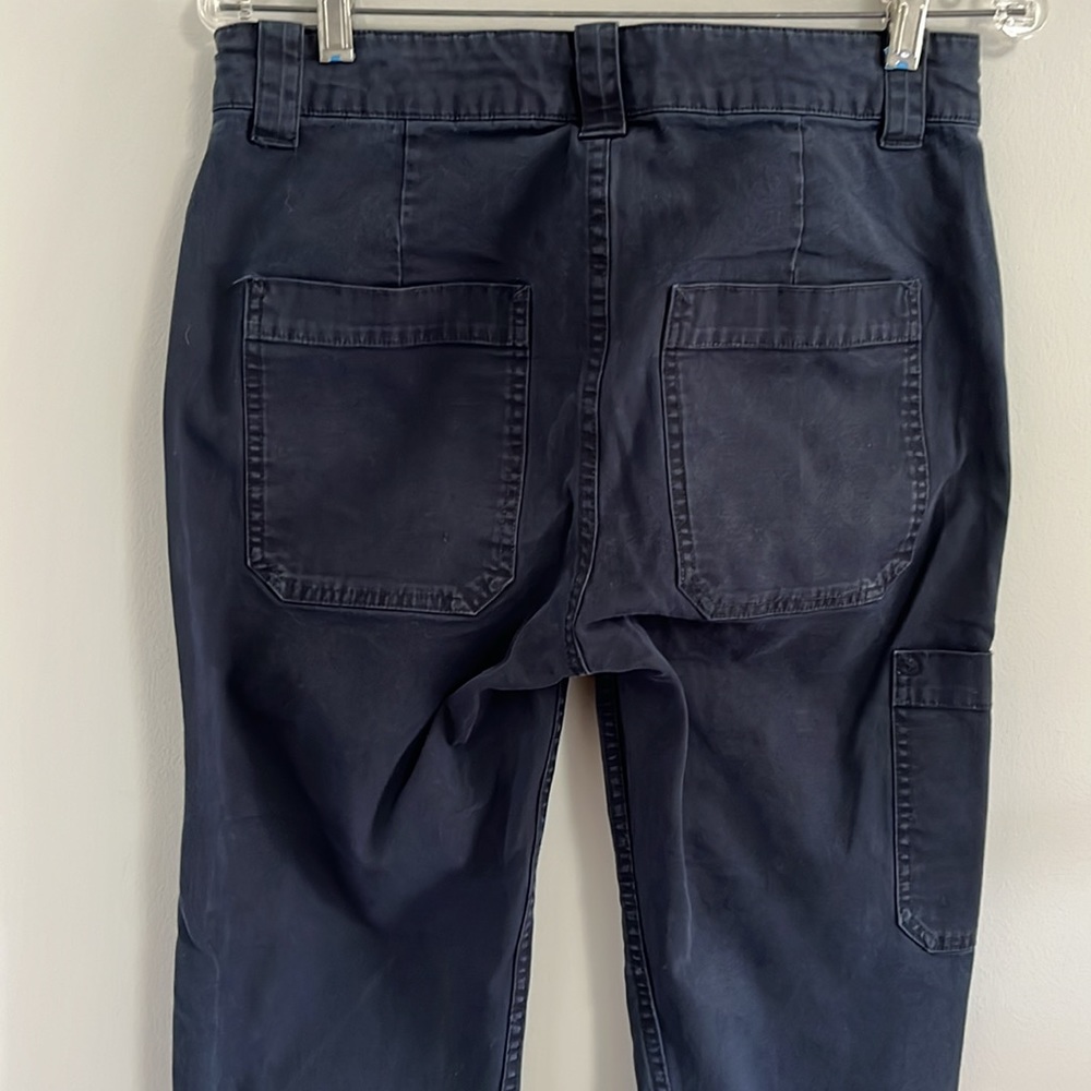 Vince Navy Military Cropped Pants - Picture 5 of 8